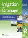 IRRIGATION AND DRAINAGE杂志封面